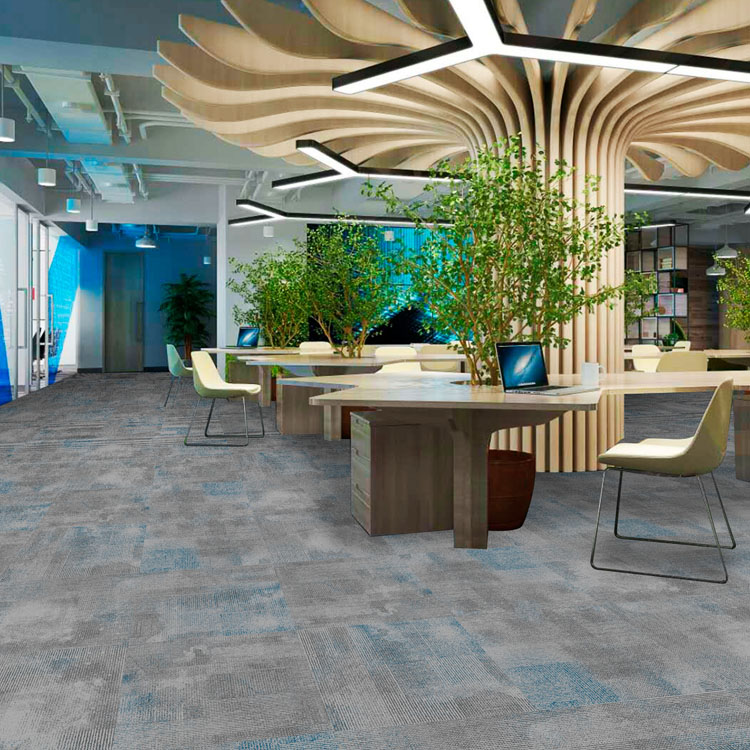 Eco-Friendly Commercial Office Flooring Carpet Squares For Sale