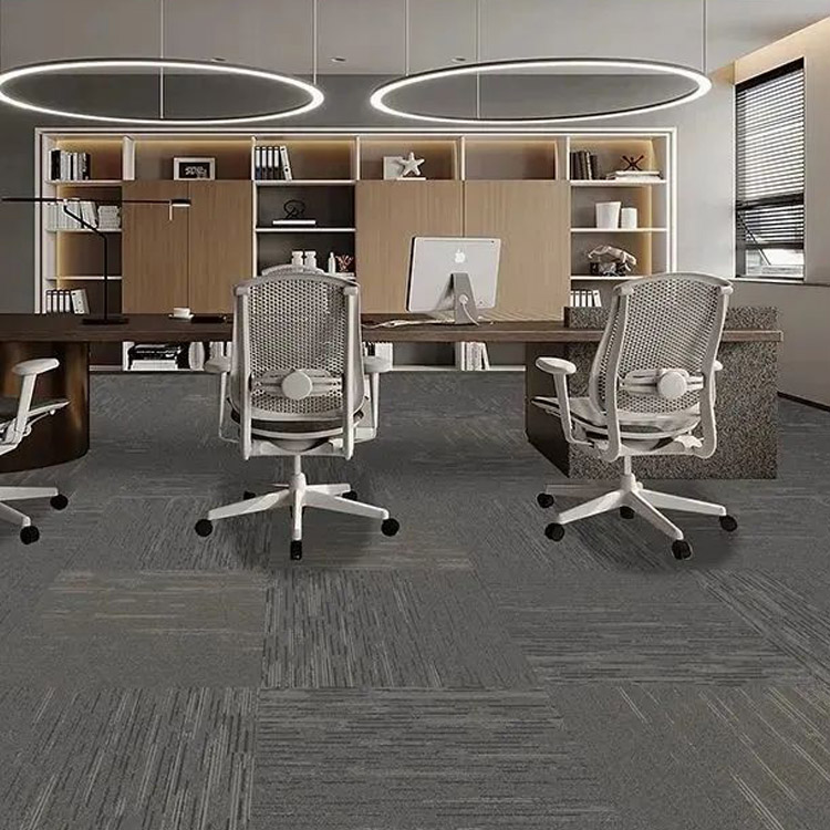 Decorative 50x50cm Commercial Flooring Carpet Tiles