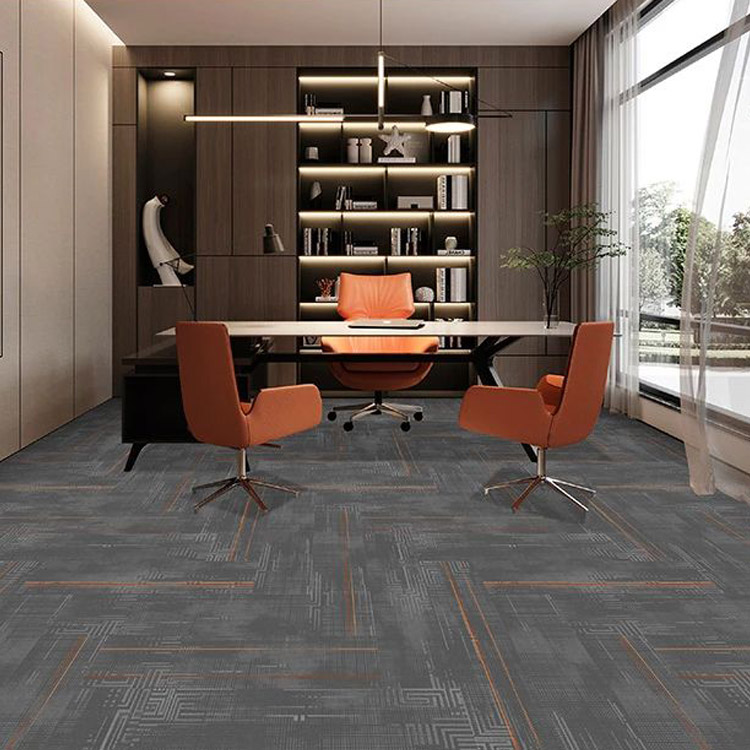 Loop Pile Tufted  Office Flooring Carpet Tiles