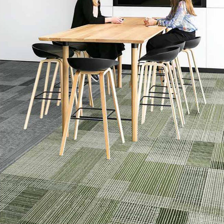 Fashion Design Loop Pile Polyamide Carpet Tiles