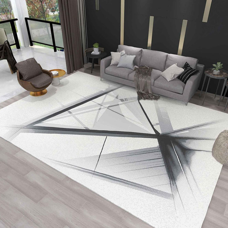 Modern Large Carpet Anti Slip Soft Rug For Bedroom Living Room Customized