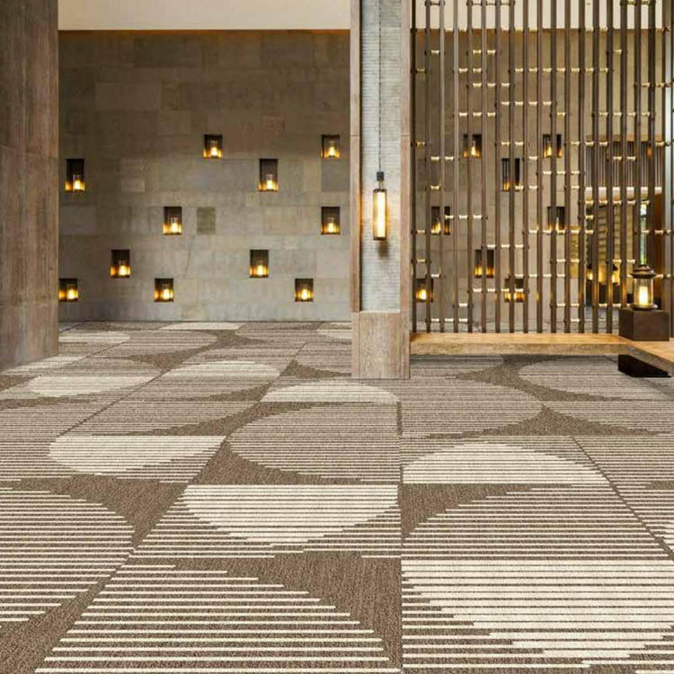 100% Nylon Fireproof Modular Office Carpet Tile