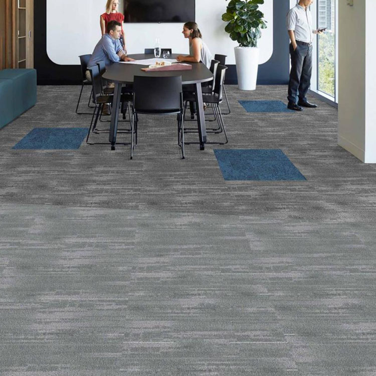 100% Nylon Fireproof Durable Carpet Tile For Office