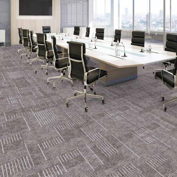 Polyamide Loop Pile Removable Office Floor Carpet Tiles