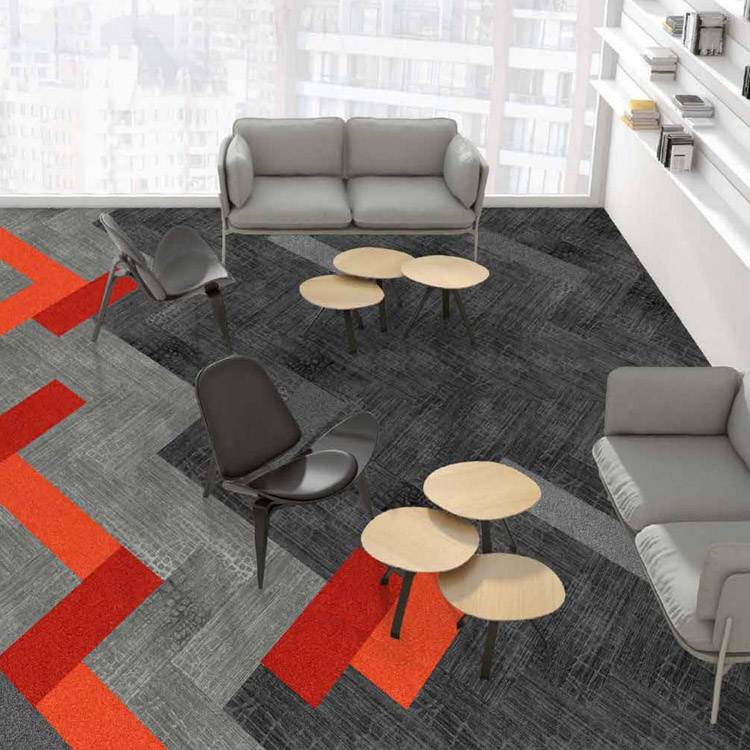 AH40 Custom 100% Nylon Printed Carpet Tiles