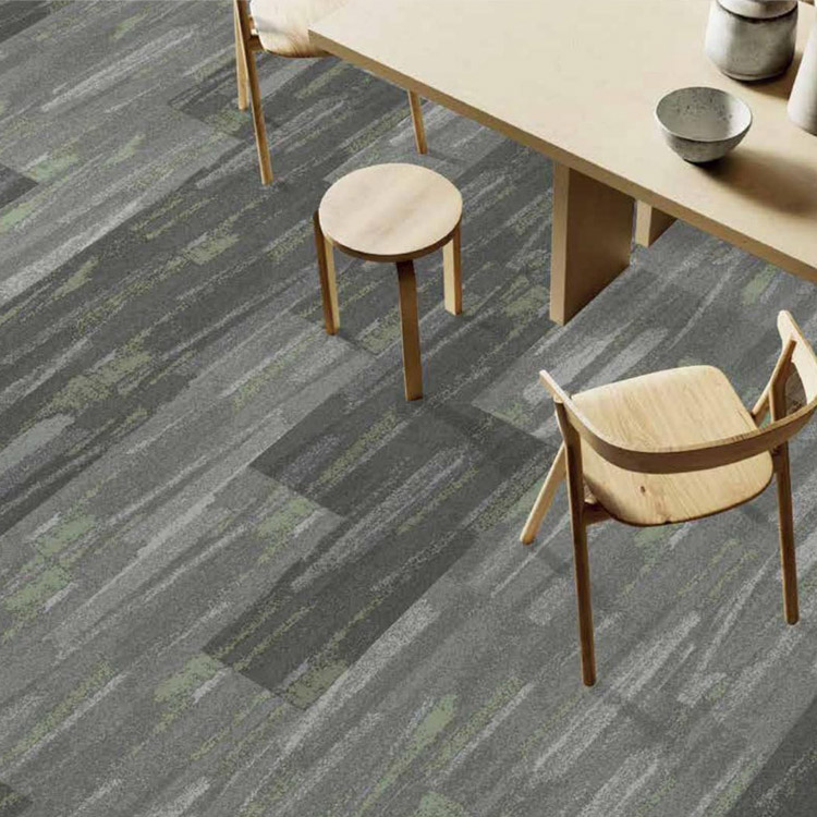 AN03 100% Nylon Fireproof Decoration Office Floor Carpet Tiles