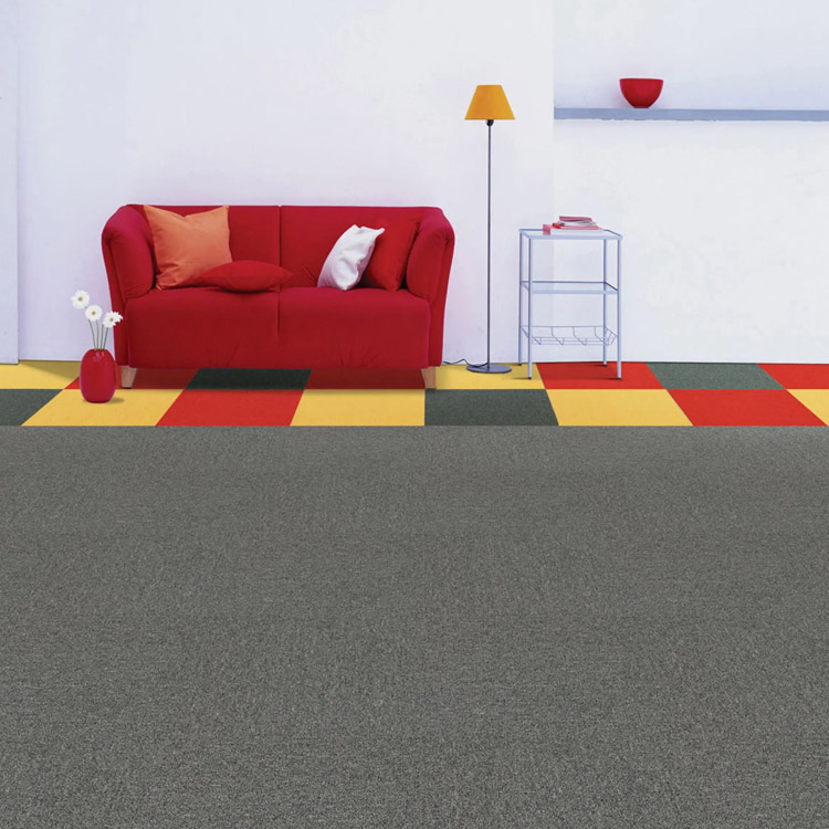 PP Loop Pile Carpet Tiles China Carpet Tiles Exporter