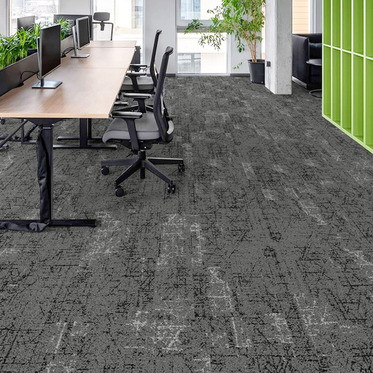 Broome Nylon Fireproof Decoration PrintingCarpet Tiles For Office Flooring