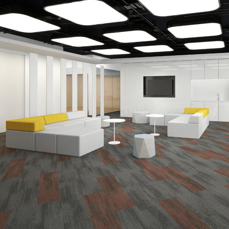 High Quality Office Carpet Tiles PVC Backing Carpet Tiles For Office