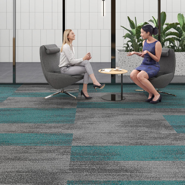 High Quality Office Carpet Tiles PVC Backing Carpet Tiles For Office