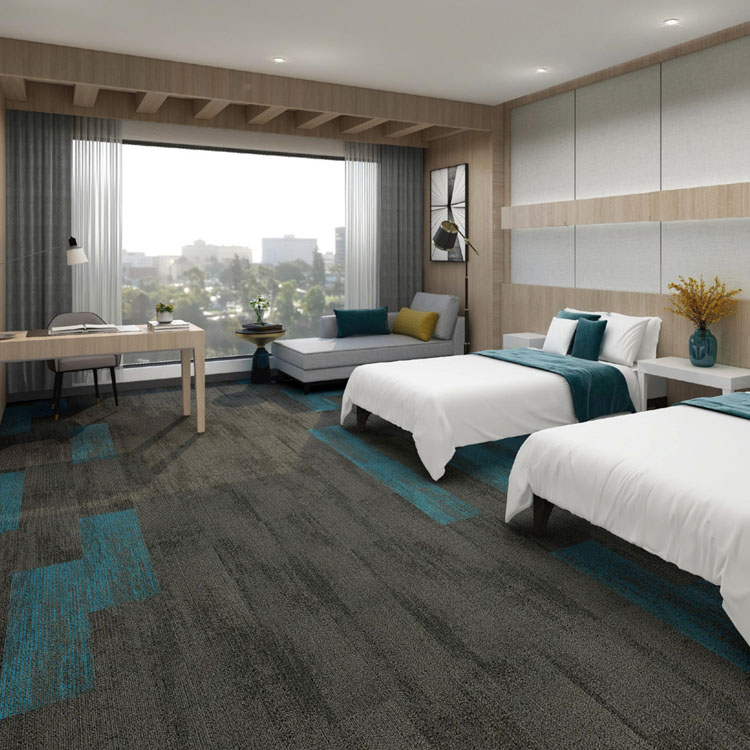 High Quality Office Carpet Tiles PVC Backing Carpet Tiles For Office