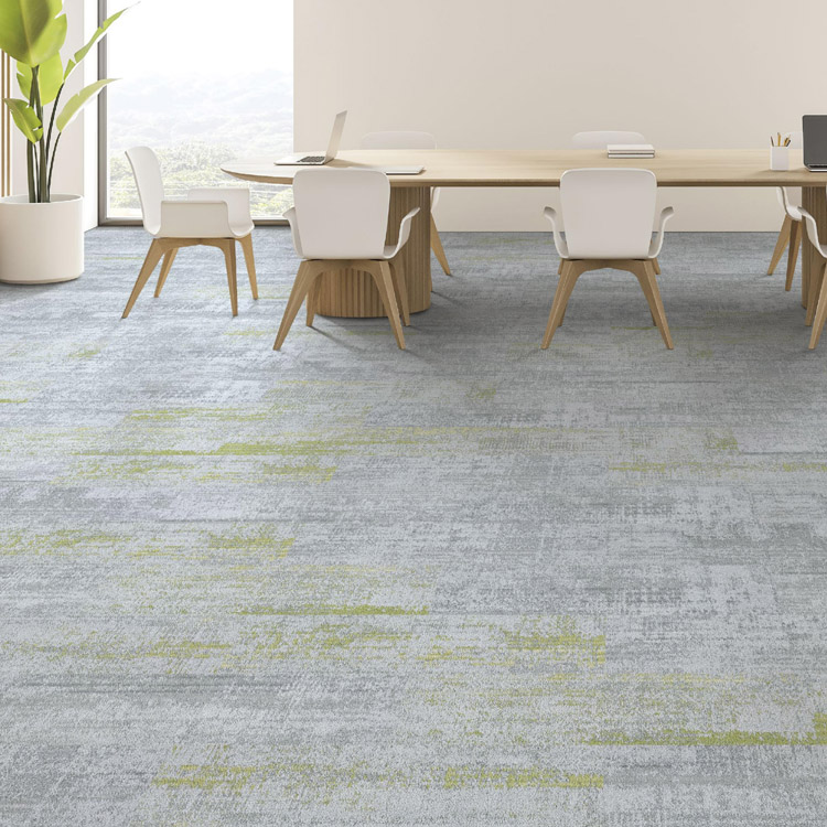 Office Flooring Carpet Tiles High Quality PVC Backing Level Loop Carpet Tiles