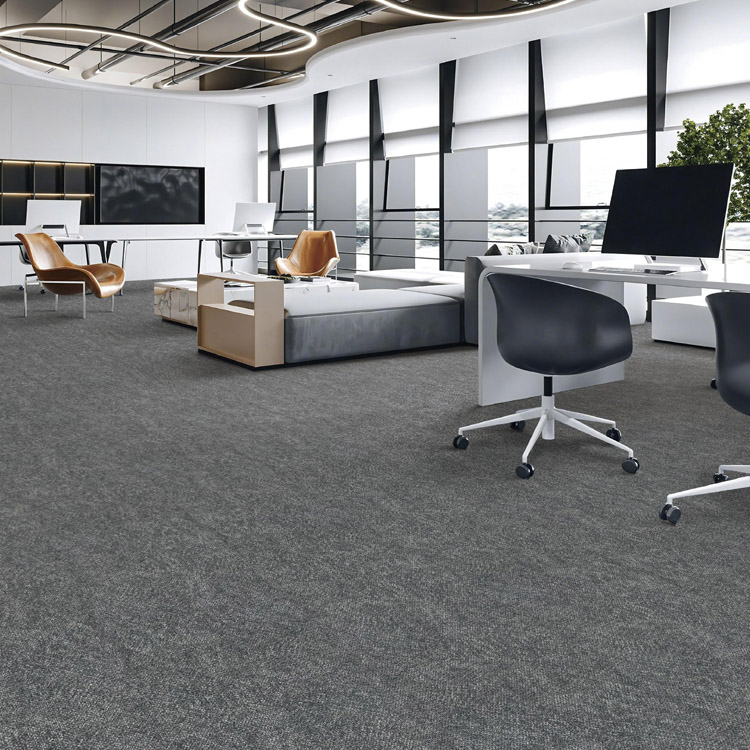Office Flooring Carpet Tiles Nylon Loop Pile 50*50cm Carpet Tiles