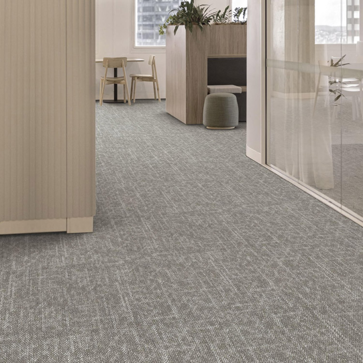 Office Flooring Carpet Tiles Nylon Loop Pile 50*50cm Carpet Tiles