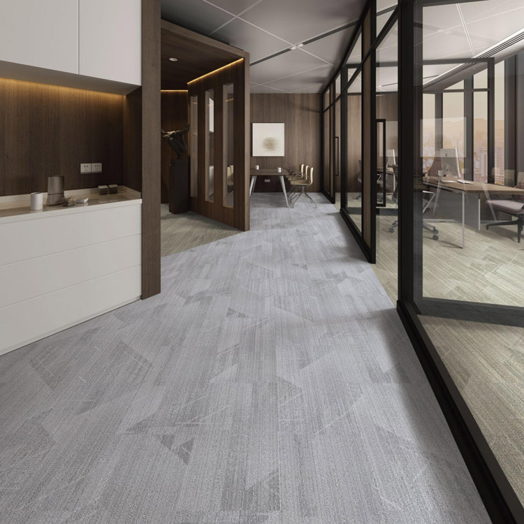 Office Flooring Nylon Carpet Tiles High Quality PVC Backing 33.3*100cm Carpet Tiles