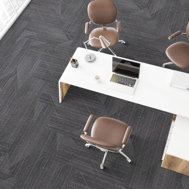 Office Flooring Nylon Carpet Tiles High Quality PVC Backing 33.3*100cm Carpet Tiles