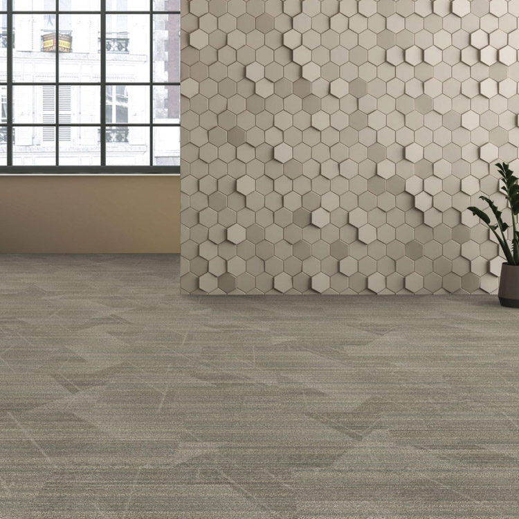 Office Flooring Nylon Carpet Tiles High Quality PVC Backing 33.3*100cm Carpet Tiles