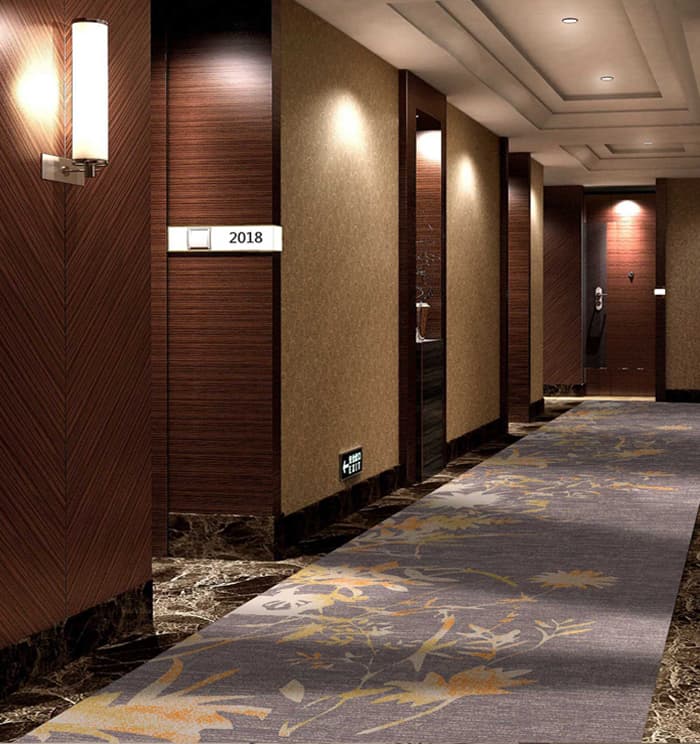 AXM-Z2108, flame retardant corridor axminster carpet