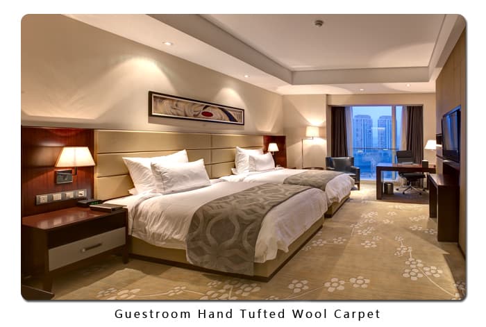 Guestroom Hand Tufted Wool Carpet