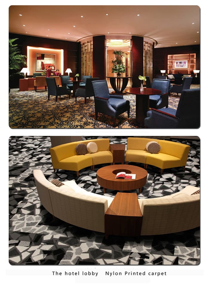The hotel lobby Nylon Printed carpet