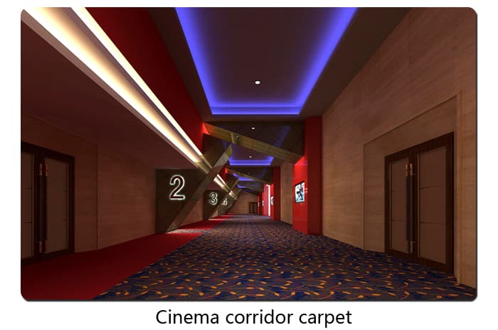 Cinema corridor carpet