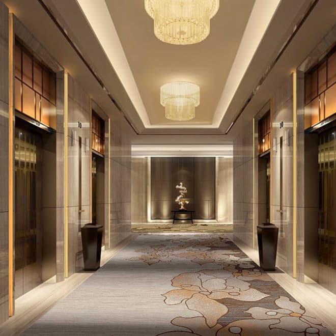 AXM-Z2107, luxury hotel corridor carpet