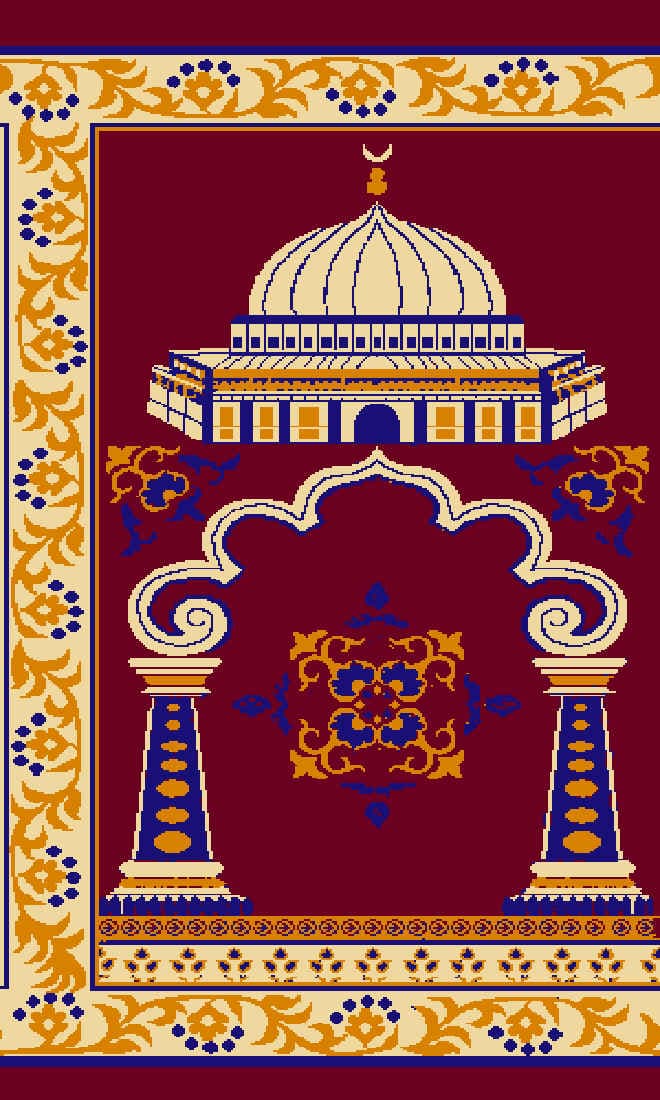 MSL9605, prayer carpet for mosque