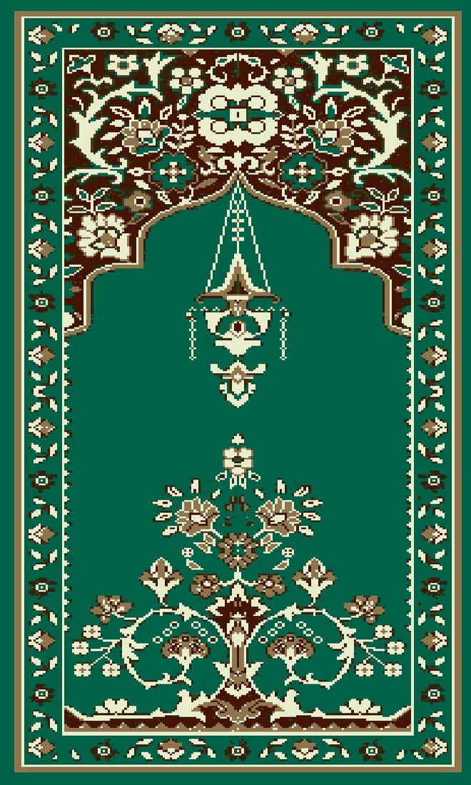  MSL9606, nylon printed mosque carpet