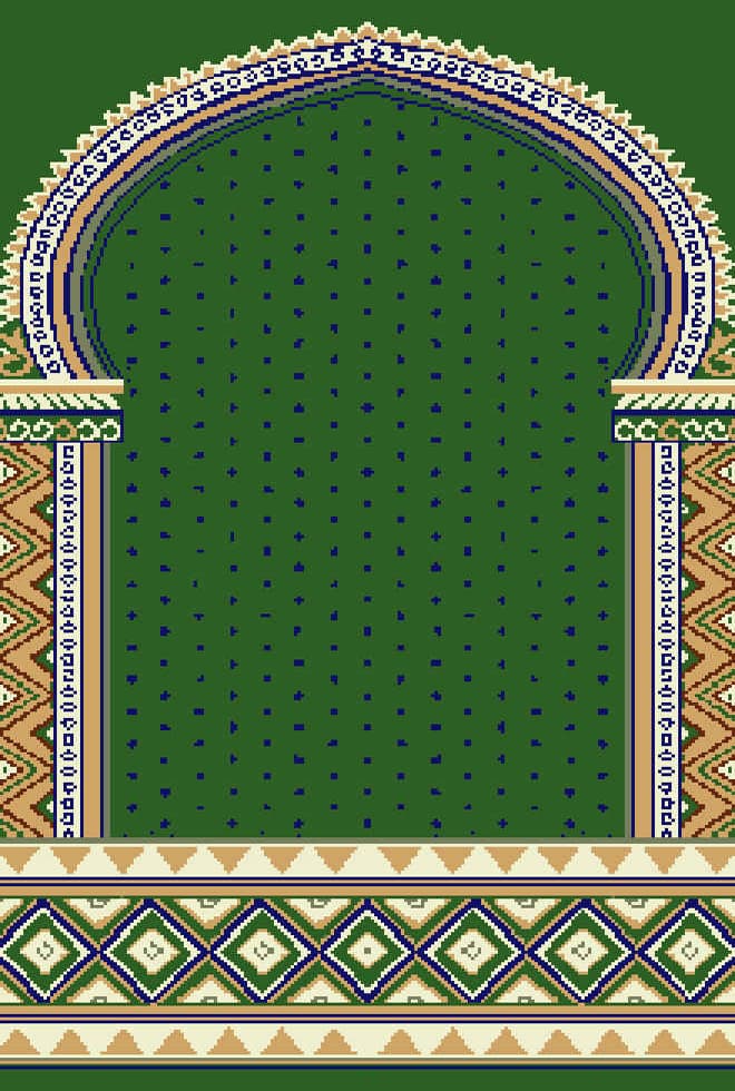 MSL9607, high traffic axminster mosque carpet