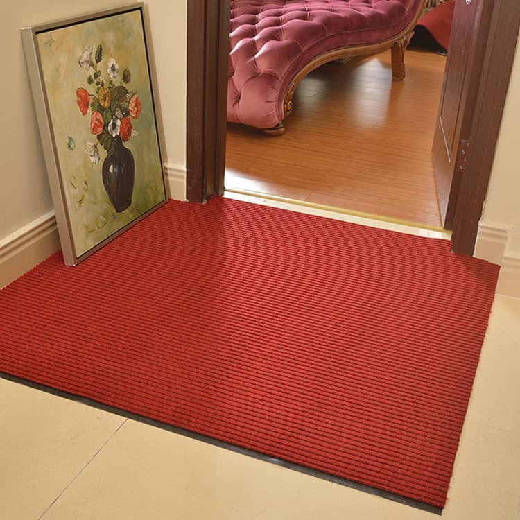 PP Door Mats Doormats Plain Outdoor PVC Backing Carpet And rugs