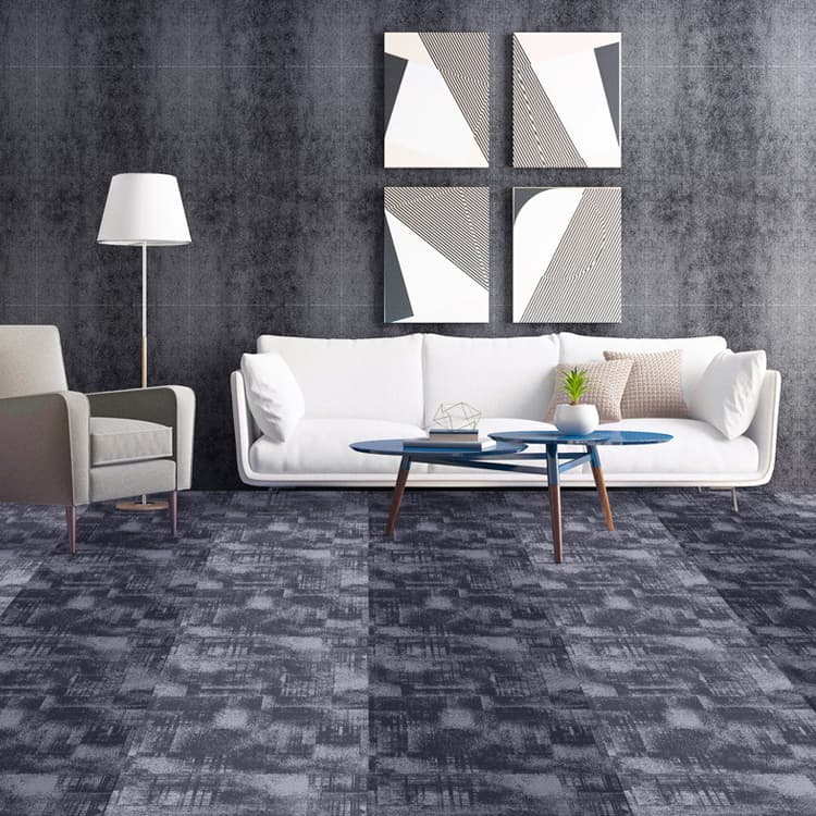 Hot Sale Removable 50*50 cm Level Loop Printed Carpet Tiles