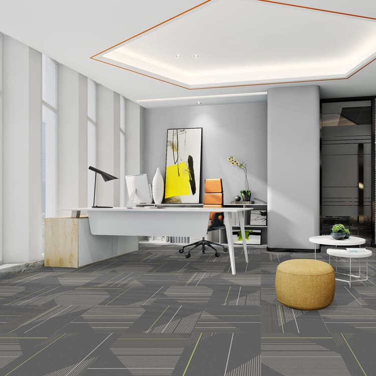 Loop Pile Printing 50*50 Office Floor Use Carpet Tiles