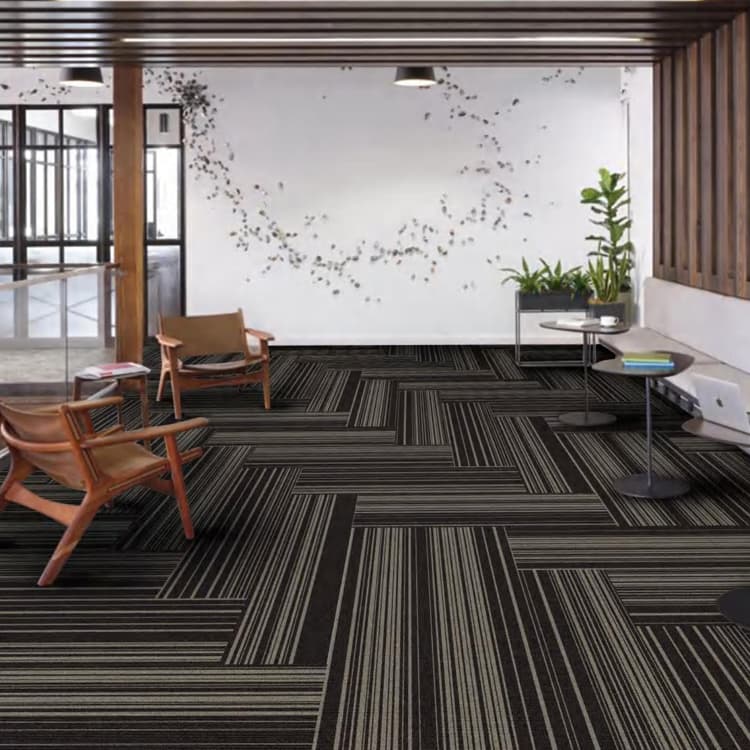 PP Level Loop 25*100 cm Carpet Tiles