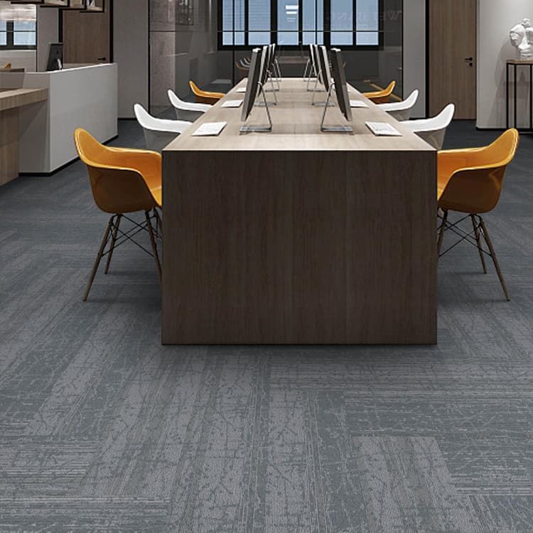 Nylon Loop Pile 25*100 cm Office Flooring Carpet Tiles