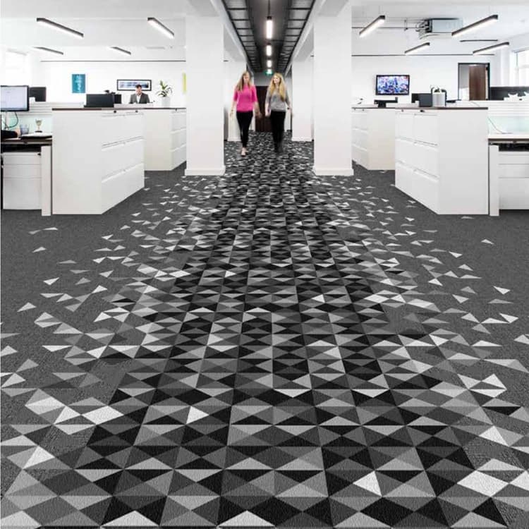 FL11 Loop Pile Carpet Tiles 50*50 For Office Use