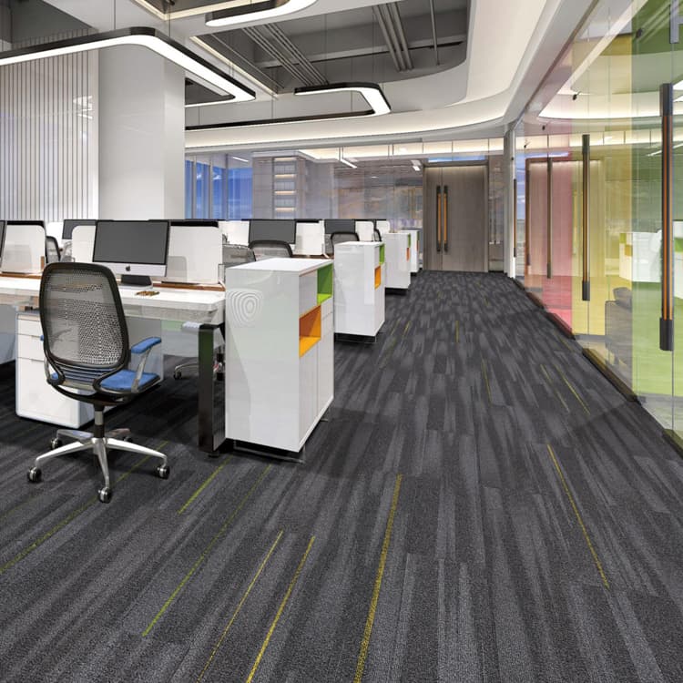YunZhu Loop Pile Commercial Floor Office Carpet Tiles