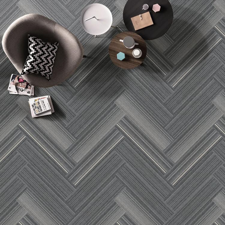 Martini Commercial 25*100cm Office Floor China Carpet Tiles Exporter