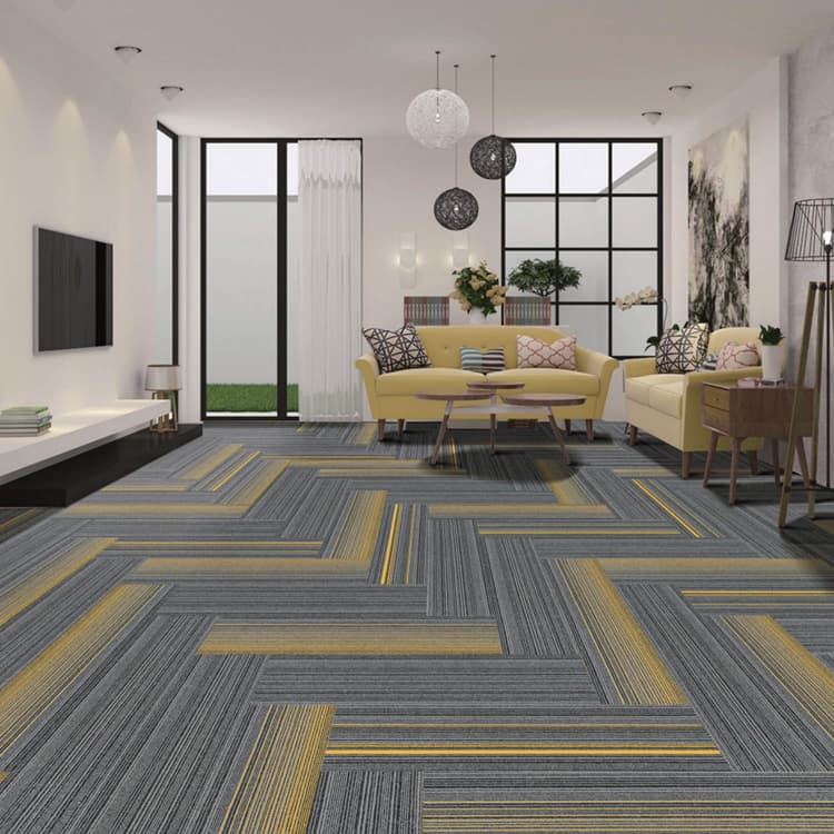 Martini Commercial 25*100cm Office Floor China Carpet Tiles Exporter