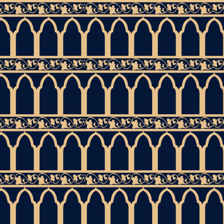 Printed Carpet Customized Pattern Mosque Prayer Carpet