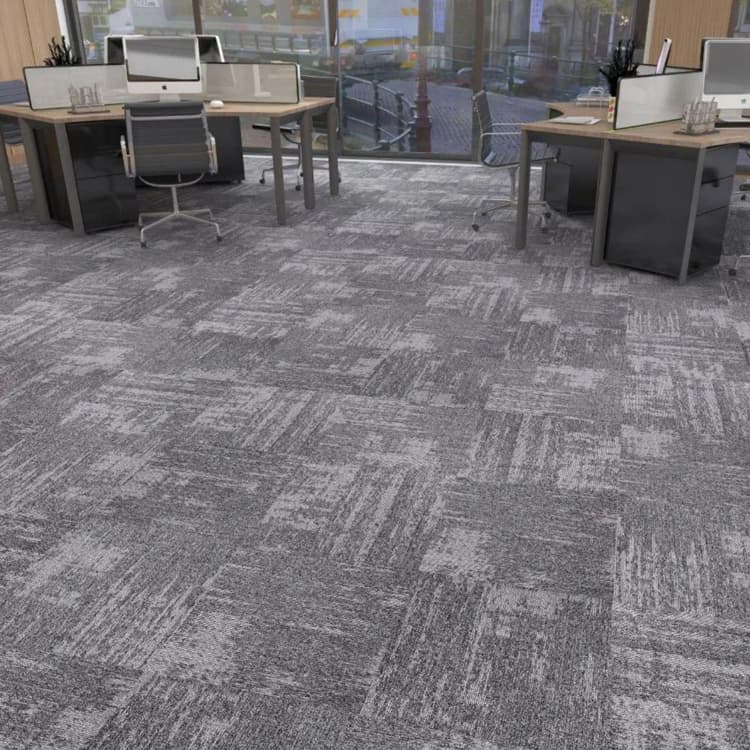 RuiXue Tufted Grey 50*50cm Use Office Floor Carpet Tiles