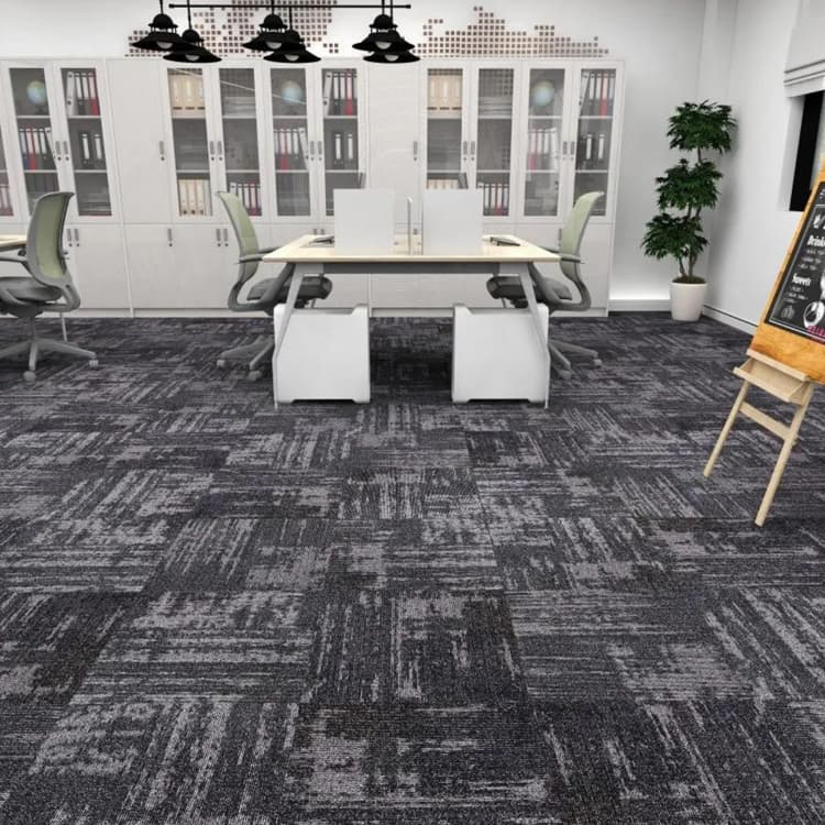 RuiXue Tufted Grey 50*50cm Use Office Floor Carpet Tiles