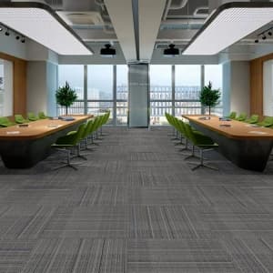 LD High Quality Printing Commercial 50*50cm Carpet Tiles For Office