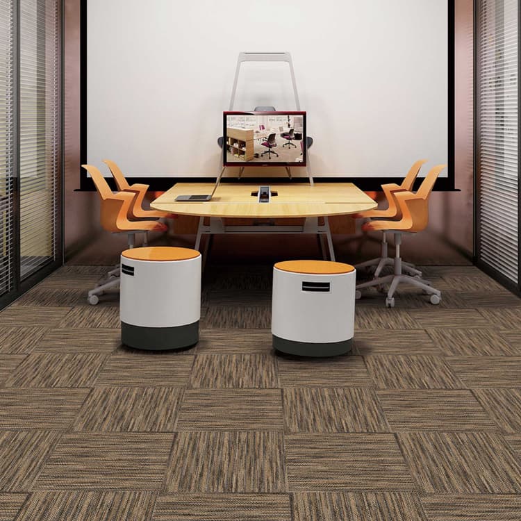 ZSFN12 Nylon Commercial Loop Pile Carpet Tiles Chinese Factory