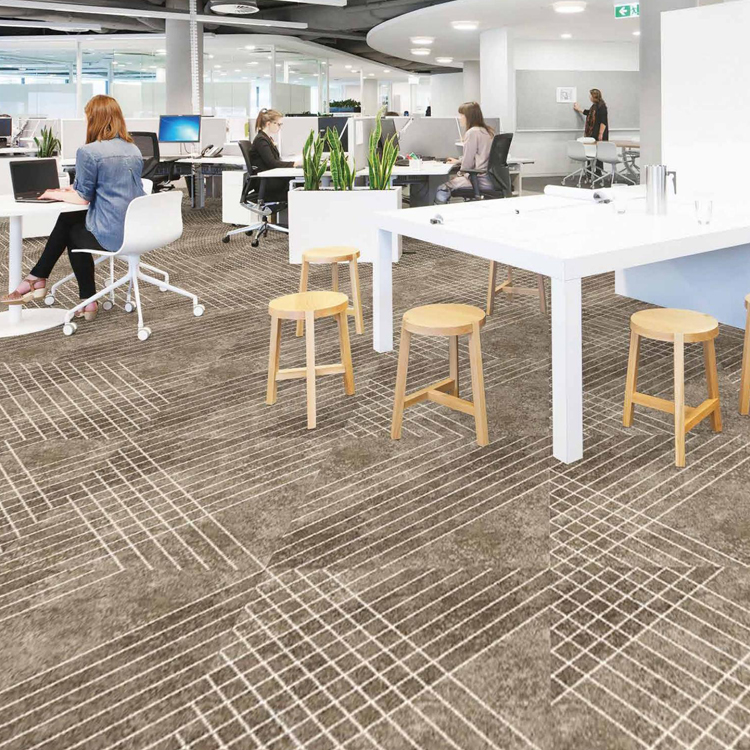 Customized High Quality Printed Nylon Carpet Tiles