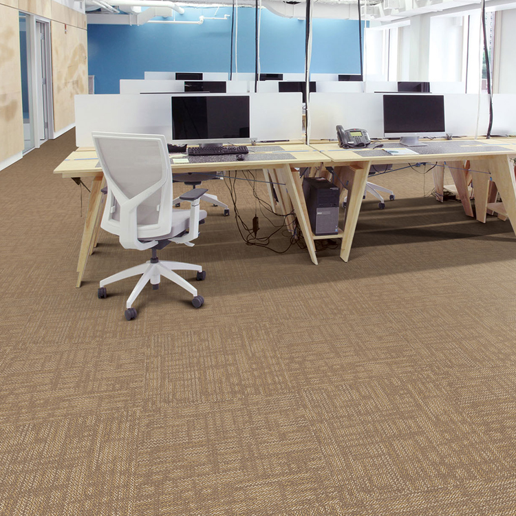 PP 50*50cm Commercial Use Office Carpet Tiles
