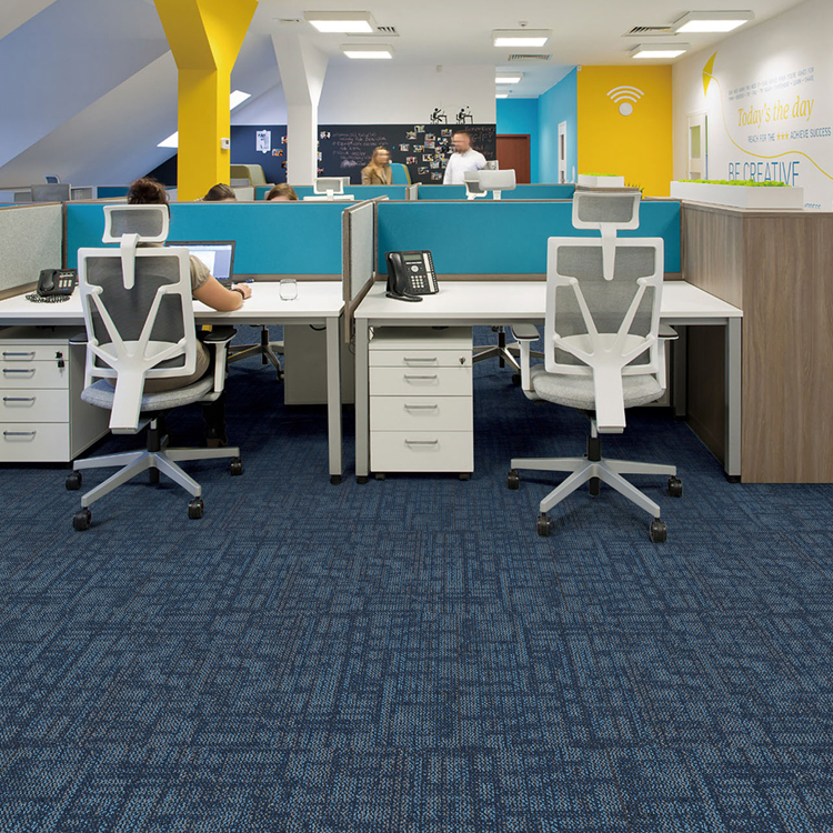 PP 50*50cm Commercial Use Office Carpet Tiles