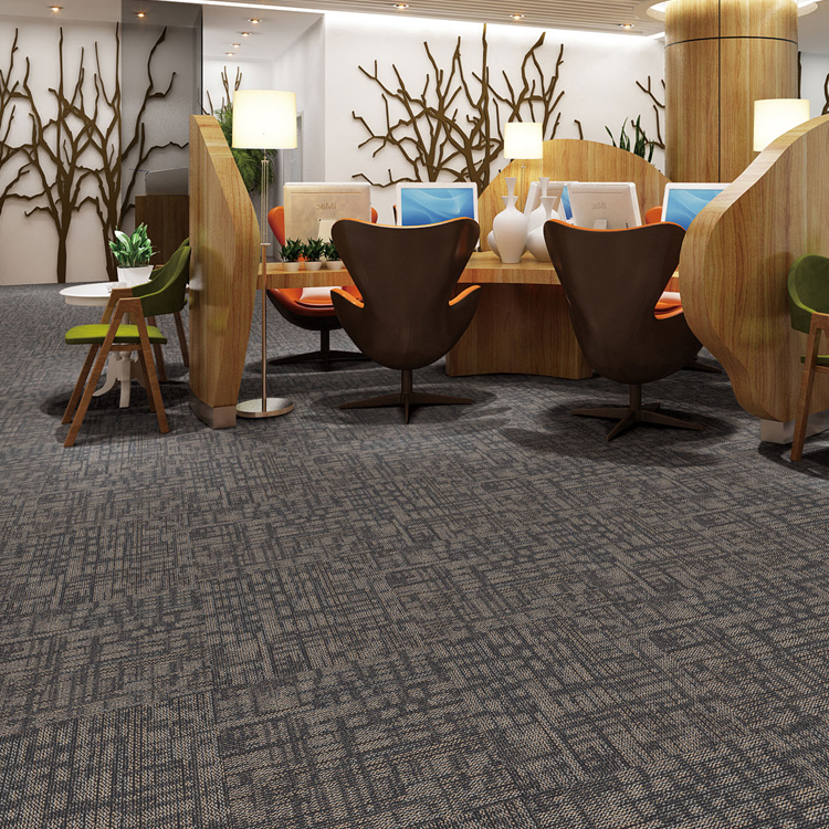 PP 50*50cm Commercial Use Office Carpet Tiles