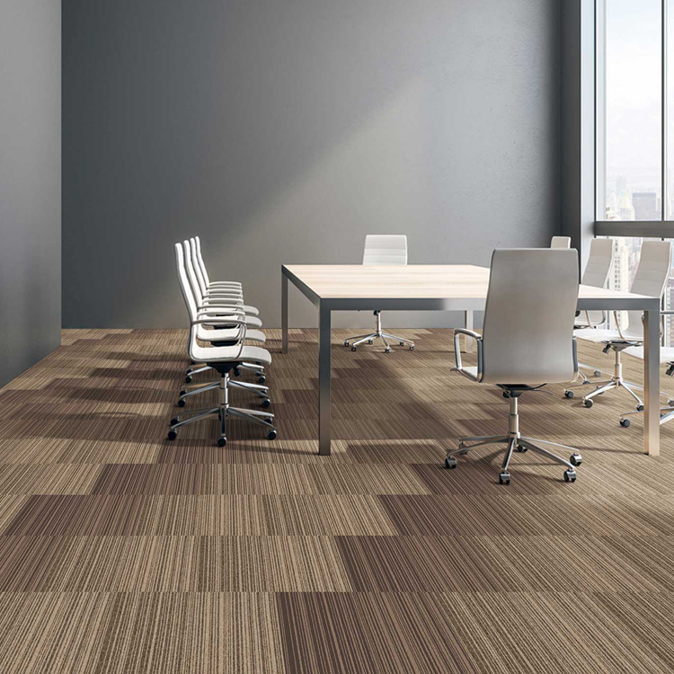 ZSFN22 Nylon 50*50 Loop Pile Carpet Tiles For Office