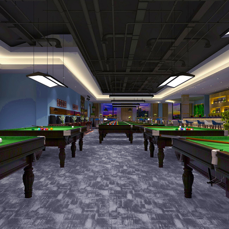Red Carpet Tiles For Snooker Halls And Amusement Arcade Flooring