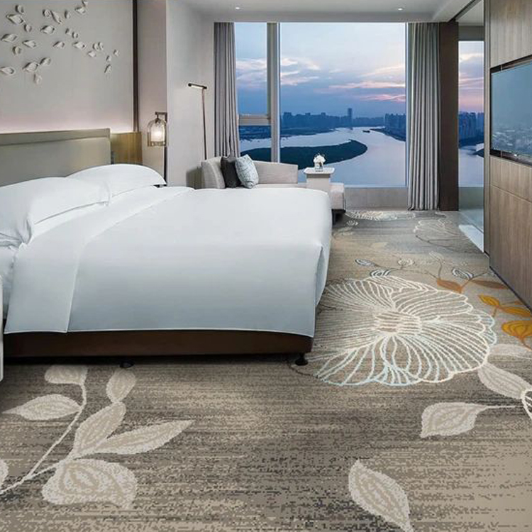 Custom Pattern Axminster Carpet For Hotel